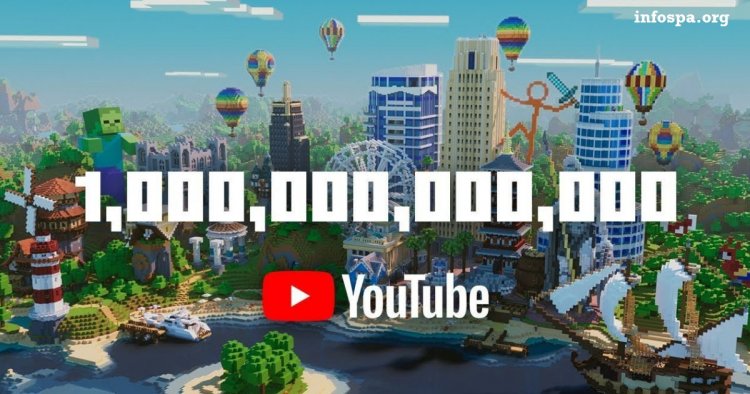 Minecraft Content on YouTube has surpassed 1 trillion views.