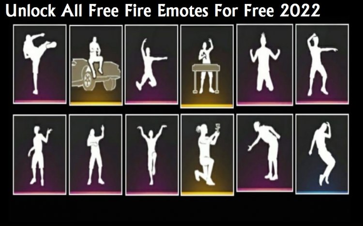 Unlock All Free Fire Emotes For Free 2022