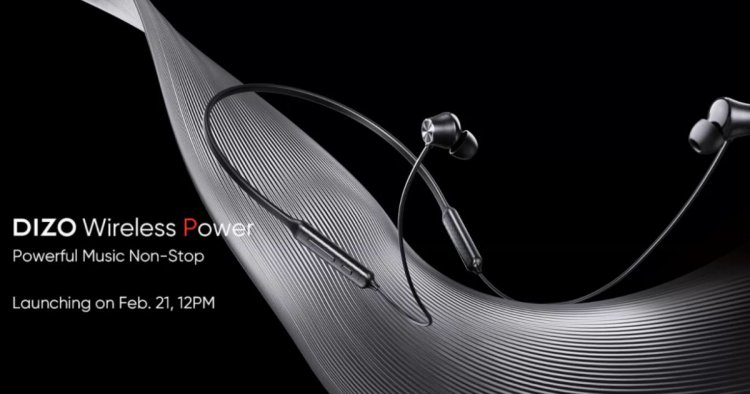 Dizo Wireless Power Neckband will be available in February 21, On Flipkart in India.