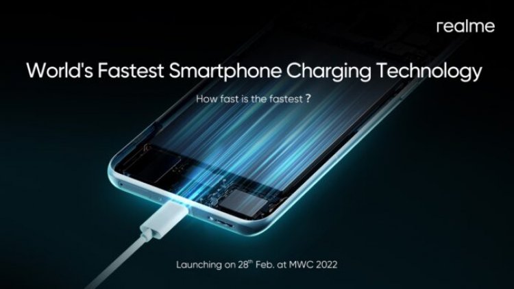 Realme Teases the World's Fastest Charging Technology on February 28 at MWC 2022