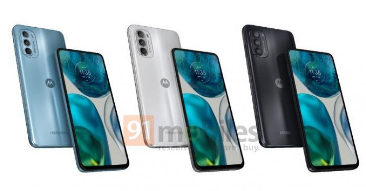 Motorola Moto G52 Design Renders Have Leaked; It Will Have a 50MP Triple-Camera Setup and a 90Hz AMOLED Display.