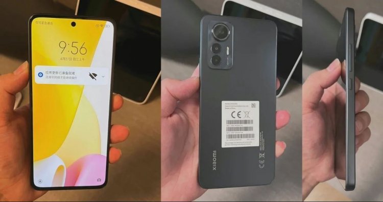 Xiaomi 12 Lite Leaked Live Images Show a Triple Rear Camera and a Punch Hole Display
