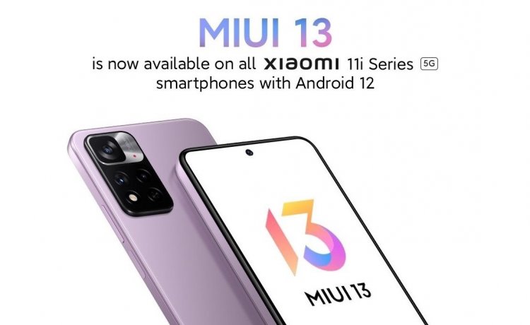 Xiaomi 11i and Xiaomi 11i HyperCharge Android 12-Based MIUI 13 Update is Now Available in India; Changelogs and Features