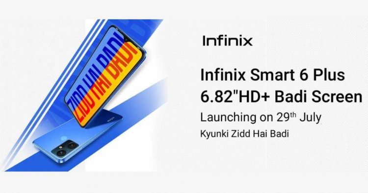 Infinix Smart 6 Plus India Launch Date Set for July 29