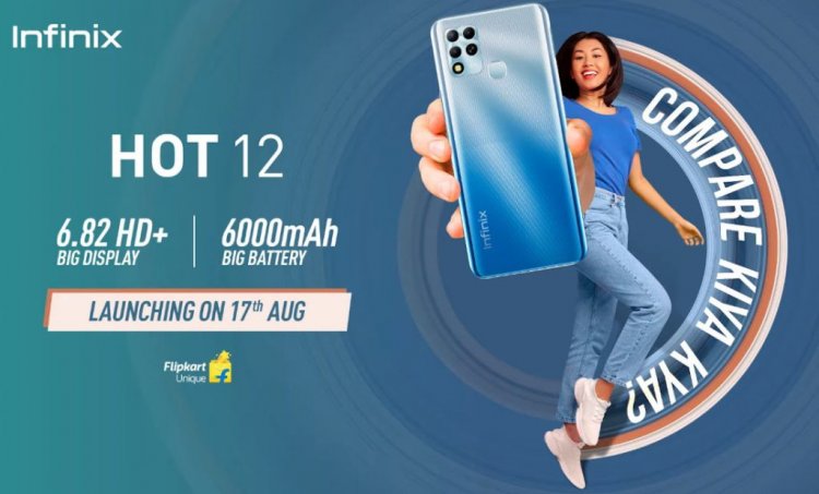 Infinix Hot 12 India Launch Tipped to Take Place on August 17