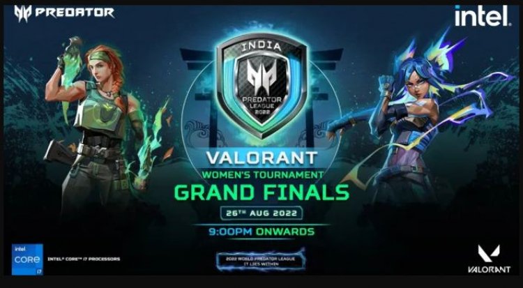 Women's Valorant Tournament Announced by Acer Predator Gaming League India
