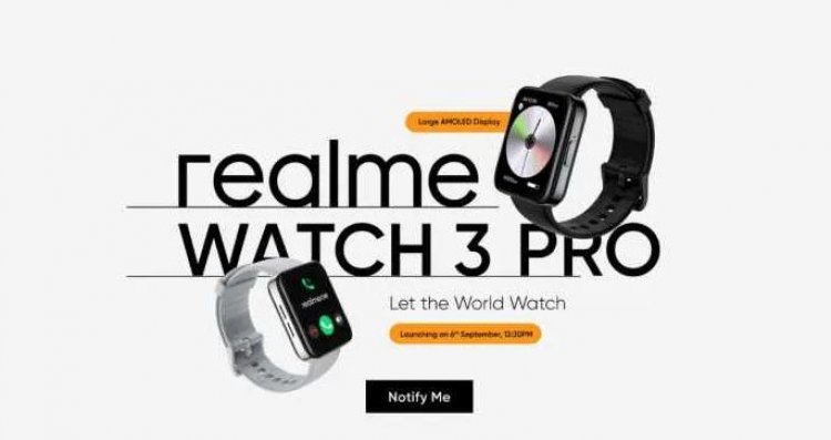 Realme Watch 3 Pro Listed on Flipkart Before Launch: Price, Full Specs