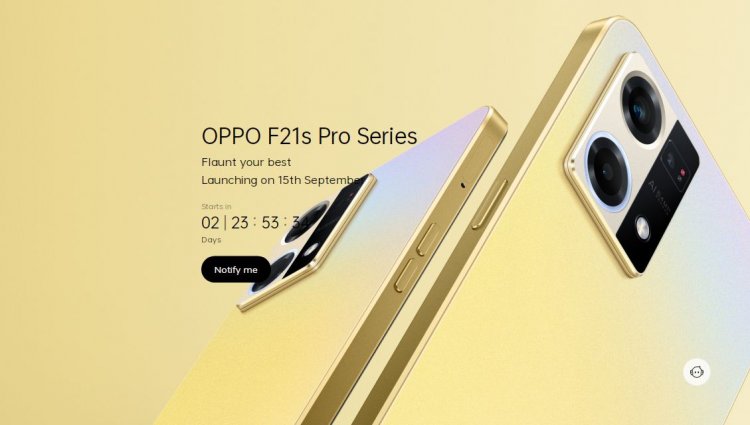 OPPO F21s Pro Series Official confirmation: India launch date and availability Via Amazon India