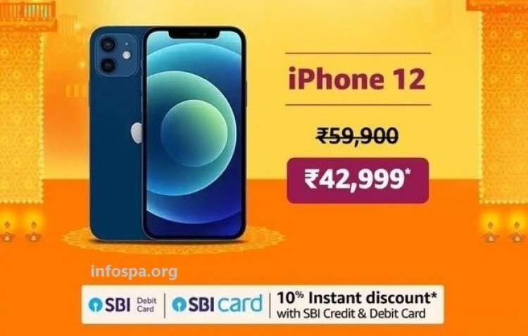iPhone 12 is available for less than Rs 40,000 during the Amazon Great Indian Festival Sale.