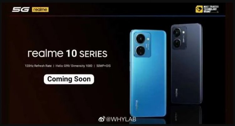 Realme 10 and Realme 10 Pro+ Design, Specifications Leaked