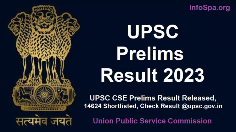 UPSC Prelims Result 2023: UPSC CSE Prelims Result Released, 14624 Shortlisted, Check Result @upsc.gov.in